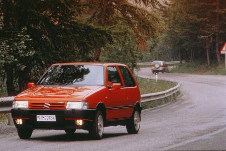Fiat Uno Turbo, Seitenansicht