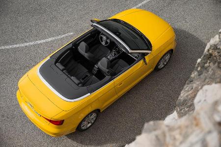 Audi A3 Cabriolet 1.4 TFSI, von oben, Draufsicht