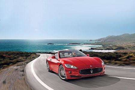 Maserati Gran Cabrio Sport, Frontansicht, Verdeck offen