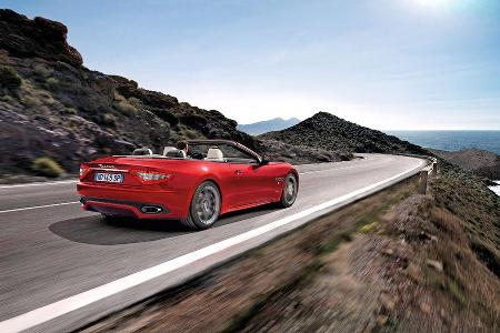 Maserati Gran Cabrio Sport, Seitenansicht, Verdeck offen