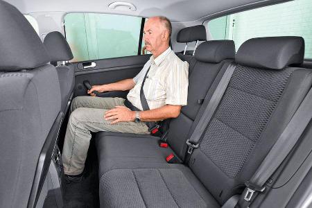 VW Golf Plus 1.6 TDI BMT, Rcksitze, Rckbank