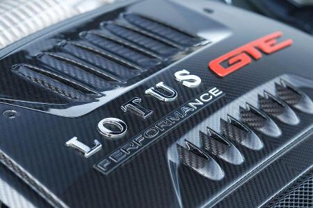 Lotus Evora GTE, Motorabdeckung