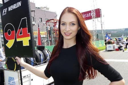 Grid Girls - GP Belgien 2016