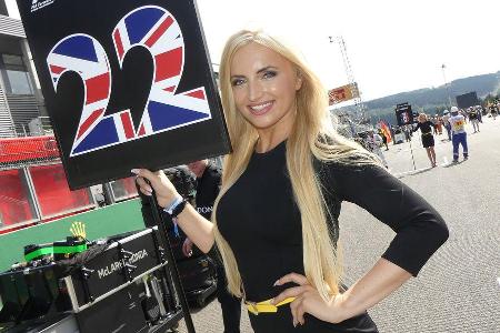 Grid Girls - GP Belgien 2016