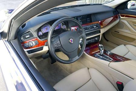 Nardo Highspeed-Test 2010, BMW Alpina B5, Cockpit