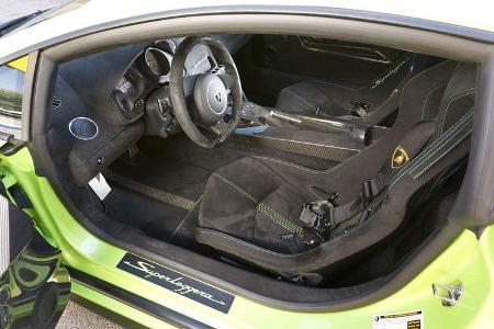 Nardo Highspeed-Test 2010, Lamborgini Gallardo Superleggera, Innenraum