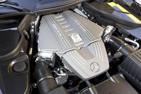 Nardo Highspeed-Test 2010, Mercedes SLS AMG, Motor