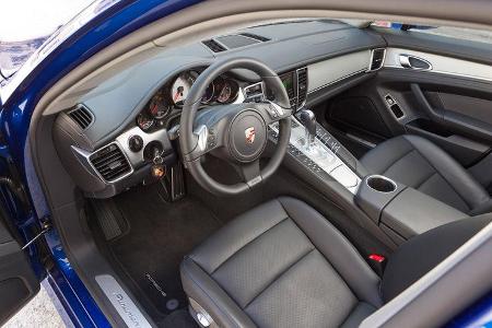 Porsche Panamera S Hybrid, Cockpit, Lenkrad, Innenraum