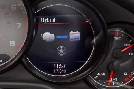 Porsche Panamera S Hybrid, Anzeige, Hybrid, Detail