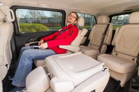 Mercedes V 250 Bluetec, Fondsitz, Beinfreiheit