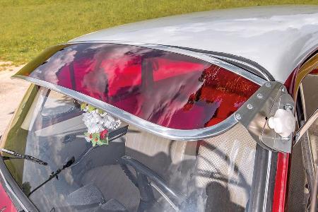 VW 1600 Typ 3, Windschutzscheibe, Abdeckung
