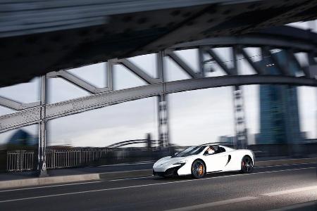 McLaren 650S Spider, Seitenansicht