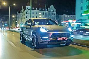 Porsche Macan Turbo, Frontansicht