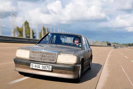Mercedes 190 E, Nardo, Rekordfahrten Mercedes 190 E, Nardo, Rekordfahrten