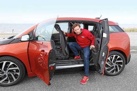 BMW i3, Austeigen