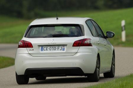 Peugeot 308 125 THP, Heckansicht