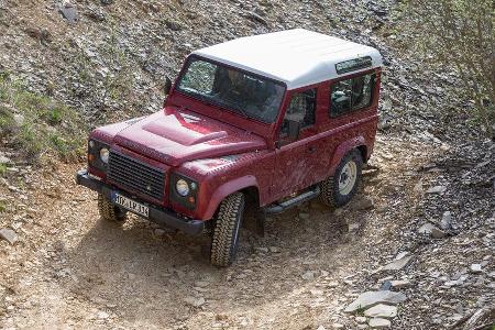 Land Rover Defender 90 TD4 SW, Draufsicht