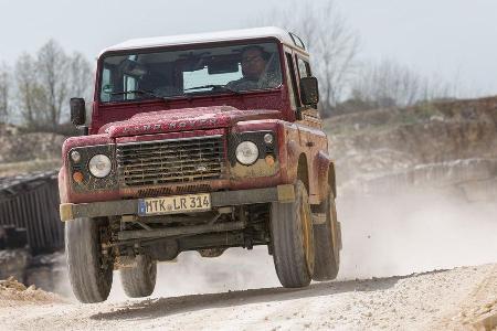 Land Rover Defender 90 TD4 SW, Frontansicht