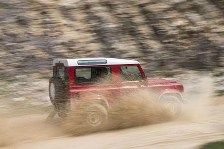Land Rover Defender 90 TD4 SW, Seitenansicht