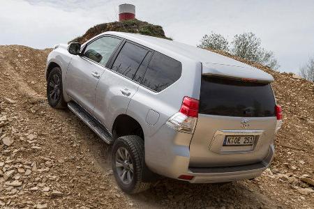 Toyota Landcruiser 3.0 D-4D, Heckansicht