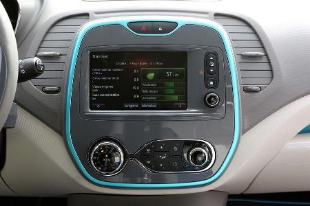 Renault Captur TCe 120, Mittelkonsole
