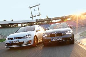 BMW 120d und VW Golf GTD im Fahrbericht