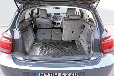 BMW 120d, Kofferraum