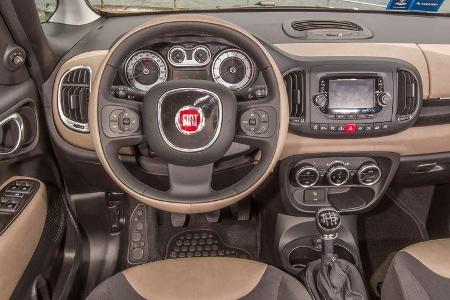 Fiat 500L Living, Cockpit, Lenkrad