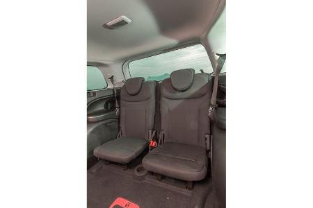 Fiat 500L Living, Rückbank, Verschiebbar