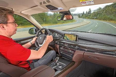 BMW X5, Cockpit, Fahrersicht