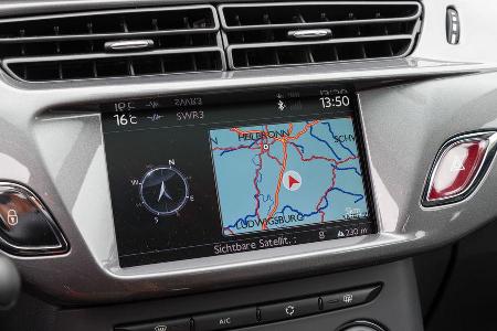 Citron C3 VTi 82, Navi, Bildschirm