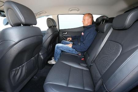Hyundai Santa Fe 2.0 CRDi 2WD, Fondsitz, Beinfreiheit