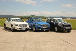 Audi Q2, Mercedes GLA, Mini Countryman