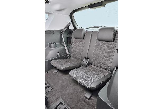 Toyota Verso, Rcksitze