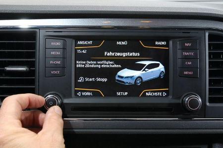 Seat León 1.4 TSI FR, Bildschirm, Display