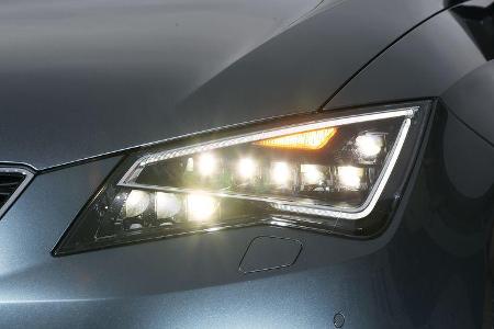 Seat León 1.4 TSI, Scheinwerfer