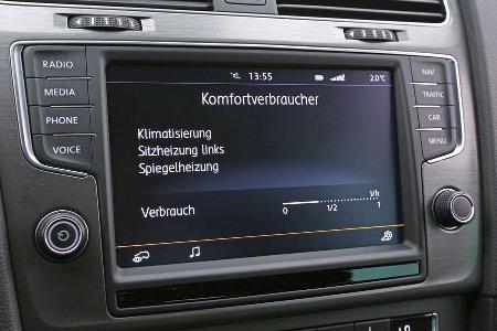 VW Golf 1.6 TDI, Navi, Display
