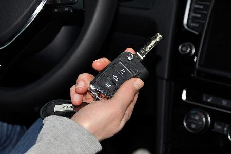 VW Golf VII, Fahrzeugschlssel