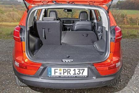 Kia Sportage 1.7 CRDi, Kofferraum, Ladefläche