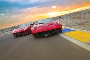 Pagani Huayra, Ferrari F12 Berlinetta, Frontansicht