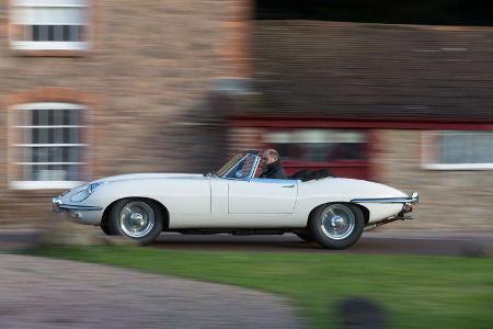 Jaguar E-Type, Seitenansicht
