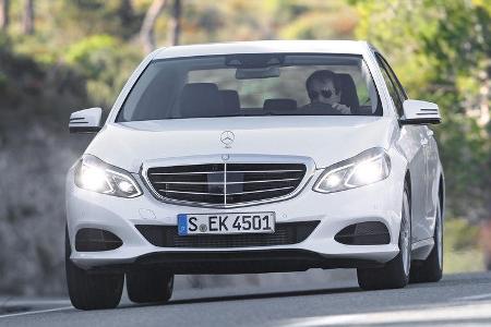 Mercedes E-Klasse, Frontansicht Mercedes E-Klasse, Frontansicht