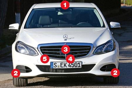 Mercedes E-Klasse, Frontansicht