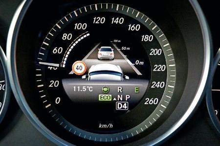 Mercedes E-Klasse, Tacho, Rundinstrument, Grafik