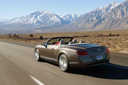 Bentley Continental GTC Speed, Heckansicht