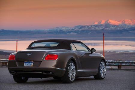 Bentley Continental GTC Speed, Heckansicht