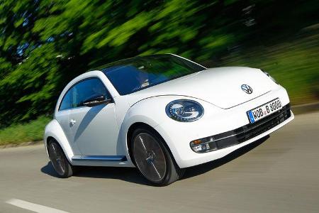 VW Beetle 2.0 TSI DSG, Frontansicht, Überlandfahrt