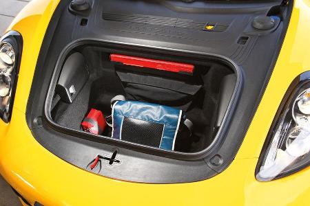 Porsche Boxster, Kofferraum, Gepckablage