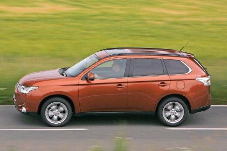 Mitsubishi Outlander, Seitenansicht Mitsubishi Outlander, Seitenansicht