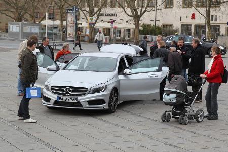 Mercedes A-Klasse, Front, Fugngerzone